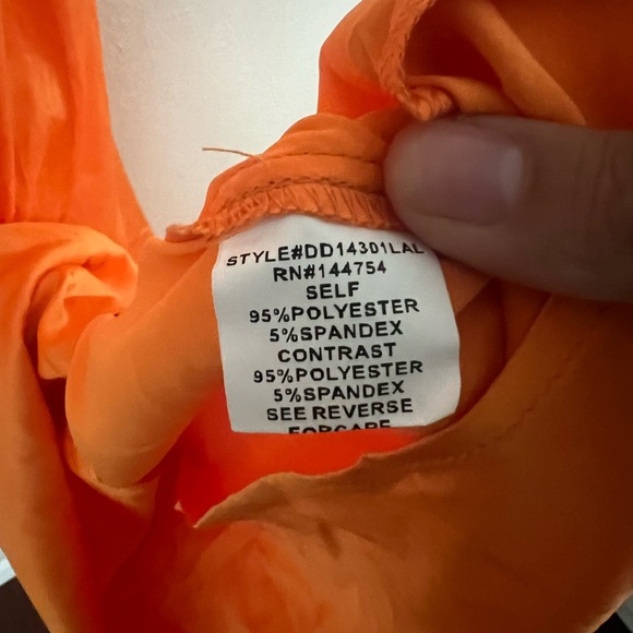 Dressed in LaLa No Risk No Magic Dress in Flame, NWT - Picture 6 of 6